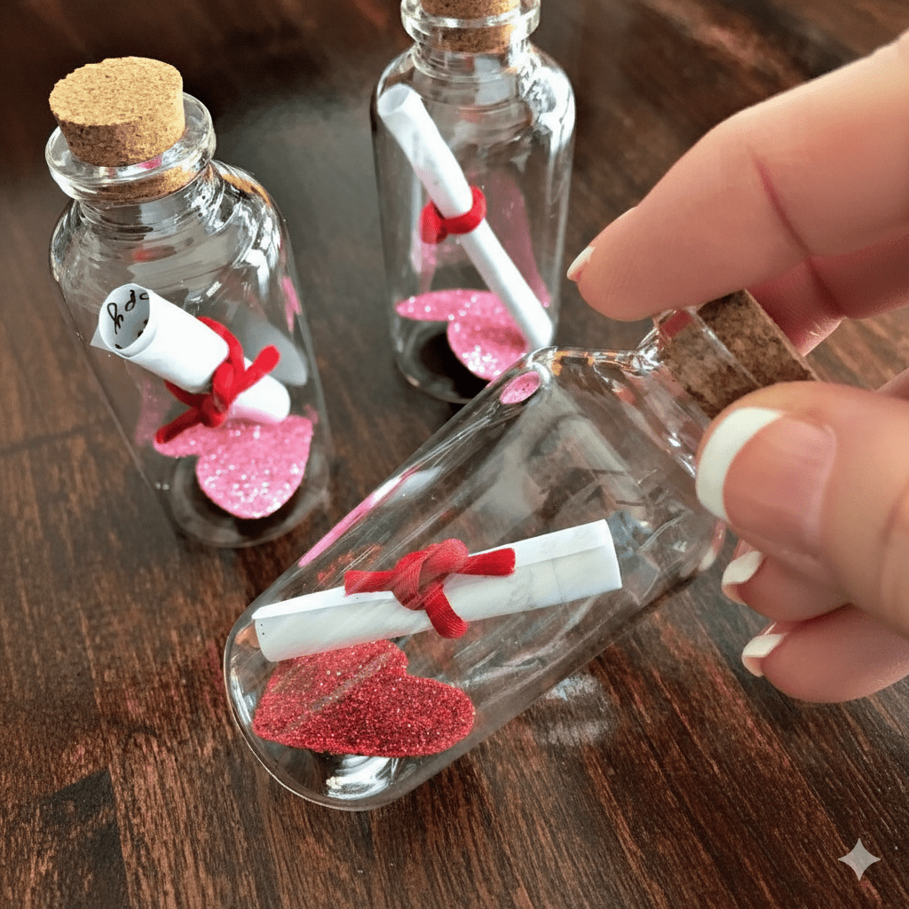 Message in a Bottle Valentine