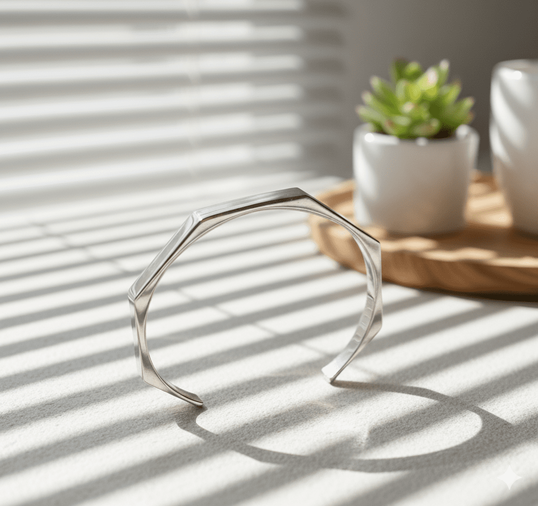 Hazle Cut Brecelet Silver