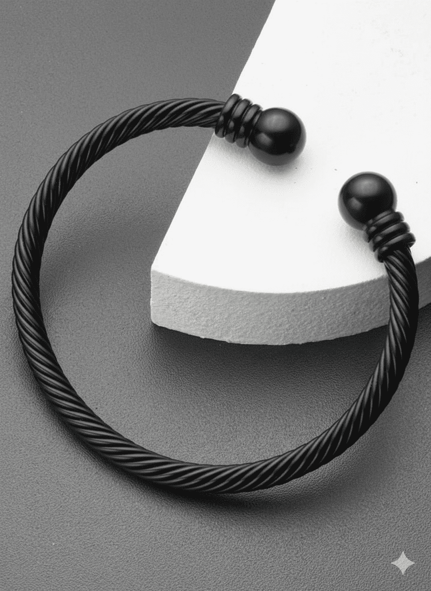 Black Luxe Curl Brecelet