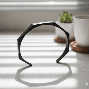 Hazle Cut Brecelet Black