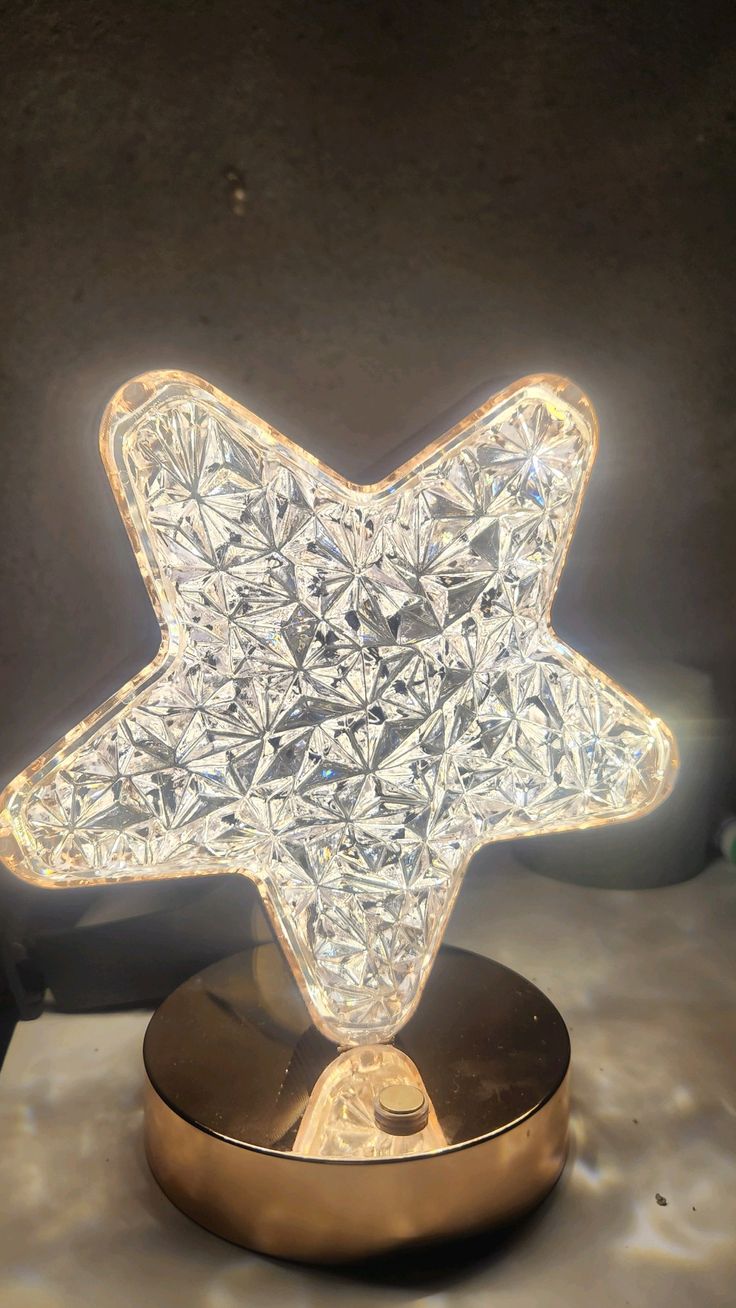 Crystal Star Lamp