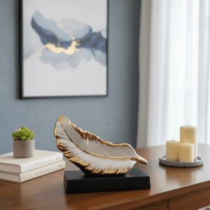 Golden Feather Decor