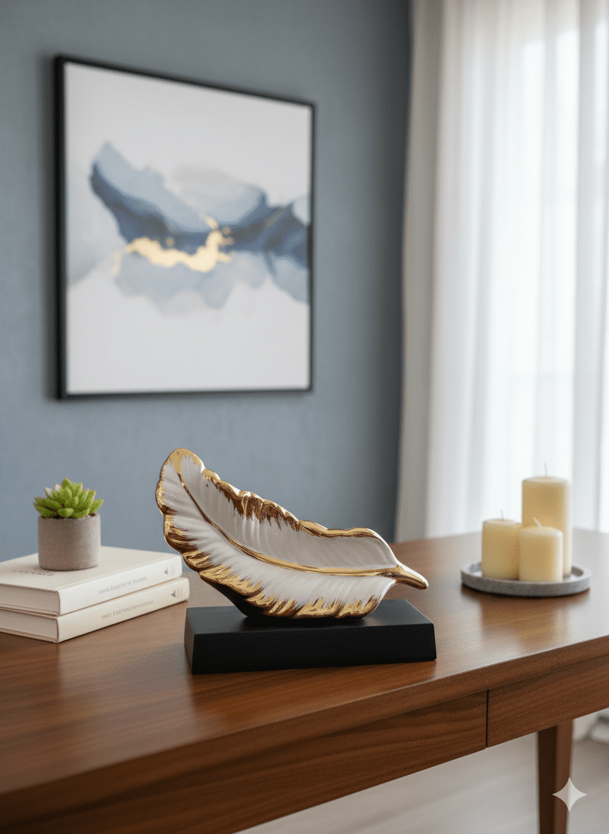 Golden Feather Decor